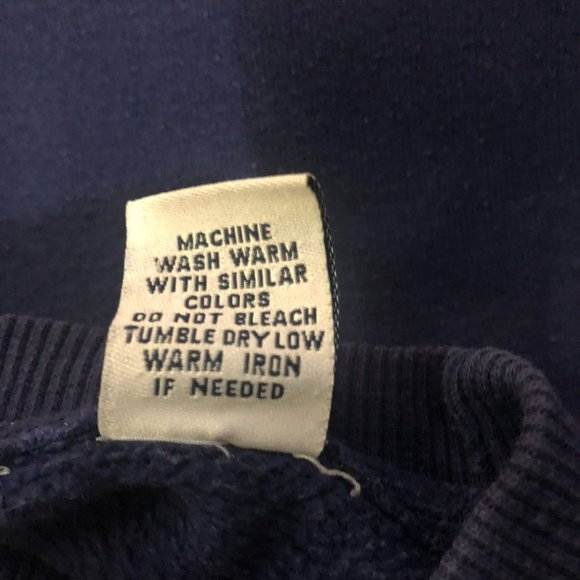 Vintage Classic Elements Sweatshirt Womens S (6-8) Used Dark Blue - Picture 10 of 14